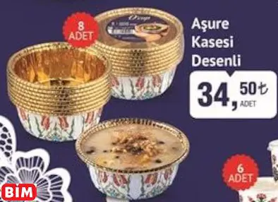 AŞURE KASESİ DESENLİ AŞURE KASESİ DESENLİ